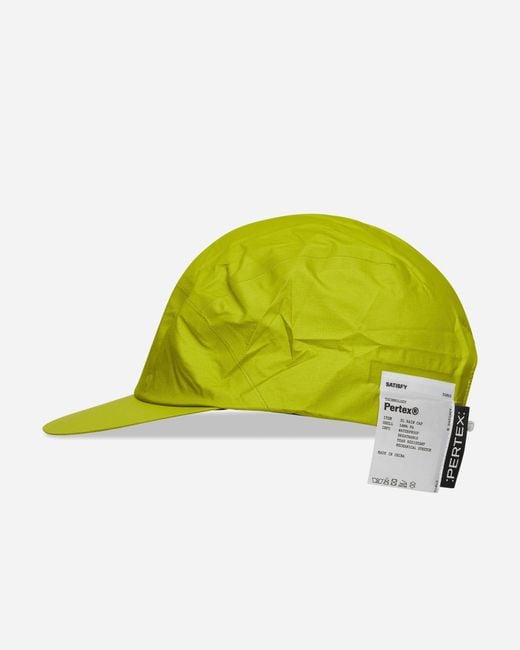 Satisfy Green Pertex 3L Rain Cap Grenoble for men