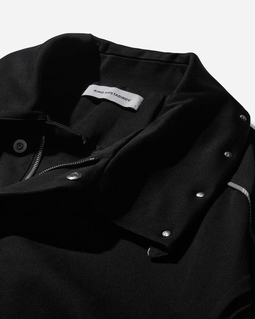 Kiko Kostadinov S Chalice Jacket With Bag Raven in Black for Men 