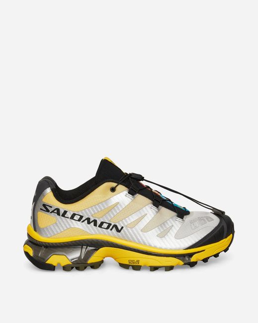 Salomon Yellow Xt-4 Og Sneakers Silver / Black / Lemon for men