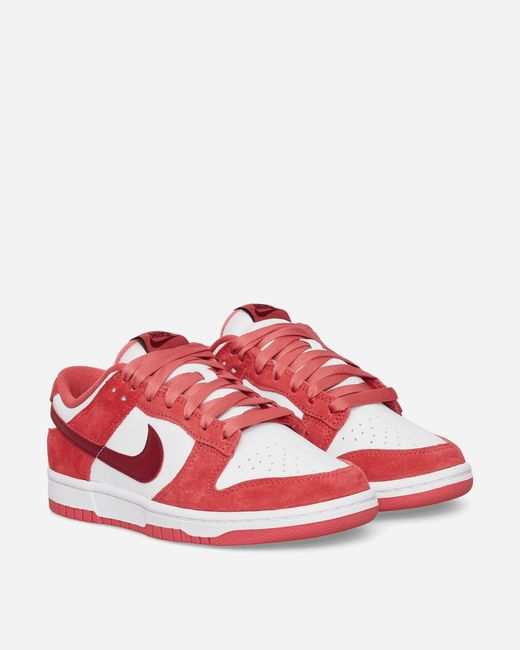 Nike Wmns Dunk Low Valentine S Day Sneakers White / Team Red for men