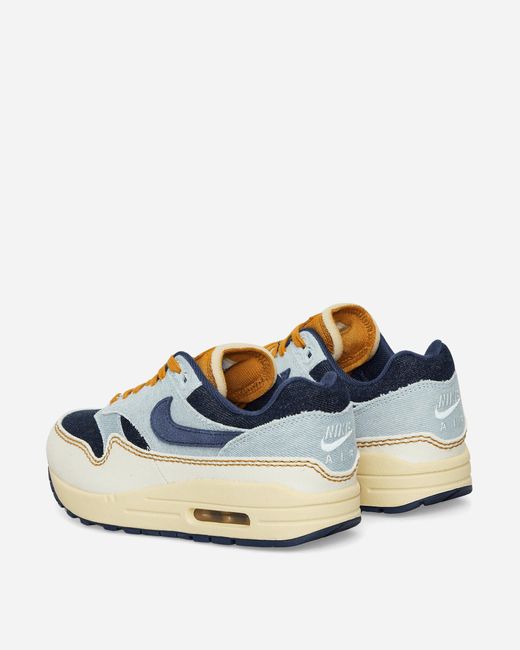 Nike Blue Wmns Air Max 1 Sneakers Aura / Midnight for men