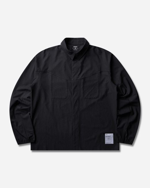Satisfy Black S Peaceshell River Shirt for men