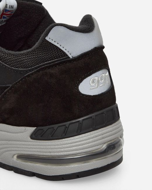 New Balance Black Made In Uk 991v1 Sneakers / Grey for men