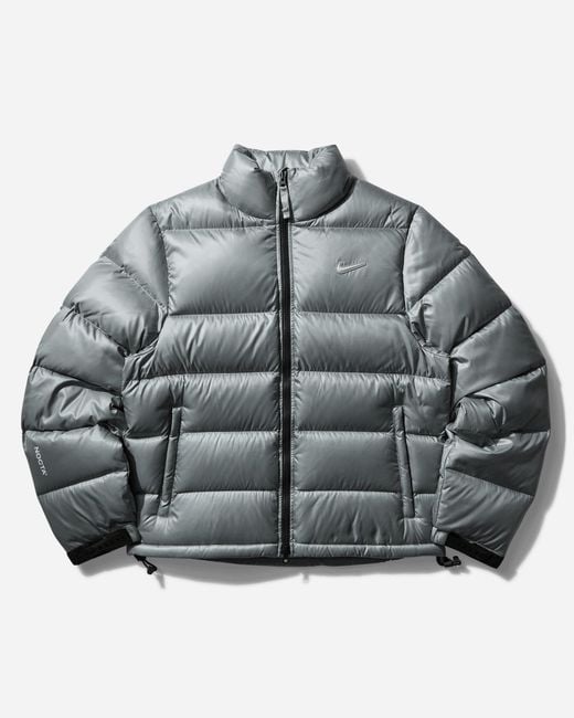 nike puffer jacket mens grey