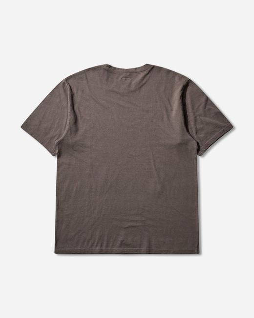 Kapital Gray Men S 20/-jersey Crew T-shirt (lightning Piano) Ink for men