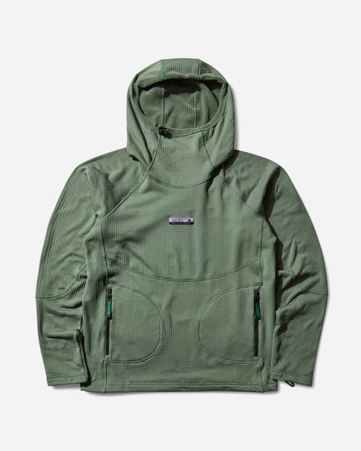 Rayon Vert W3W Green S Oasis Fleece Hoodie Lichen for men
