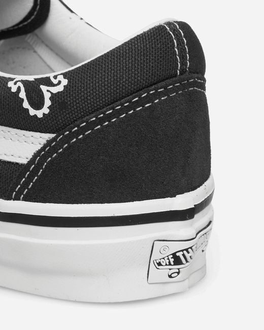 Vans White Premium Old Skool Bandana Sneakers for men