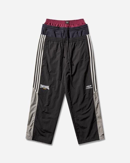 Protocol Index Gray Men S 3 Layered Track Pants for men