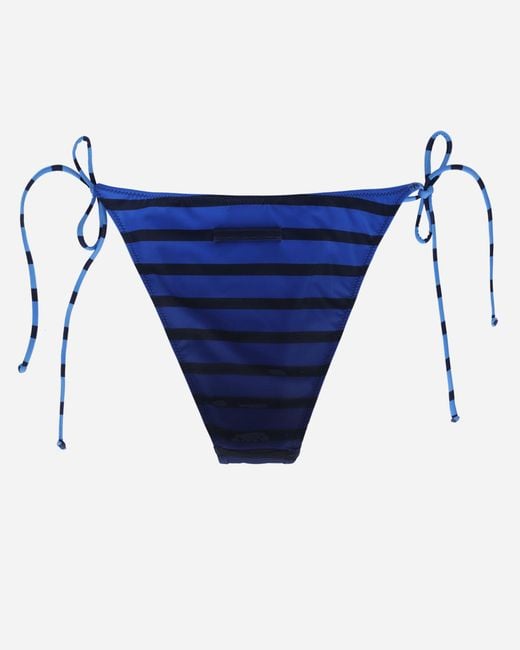 Jean Paul Gaultier Blue S Marinière Gradient Bikini Bottom Light