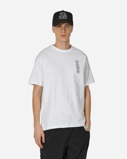 L.I.E.S. Records White Wild Cards T-Shirt for men