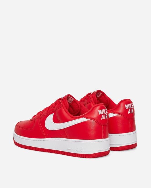 Nike Air Force 1 Low Retro Color Of The Month 'university Red'