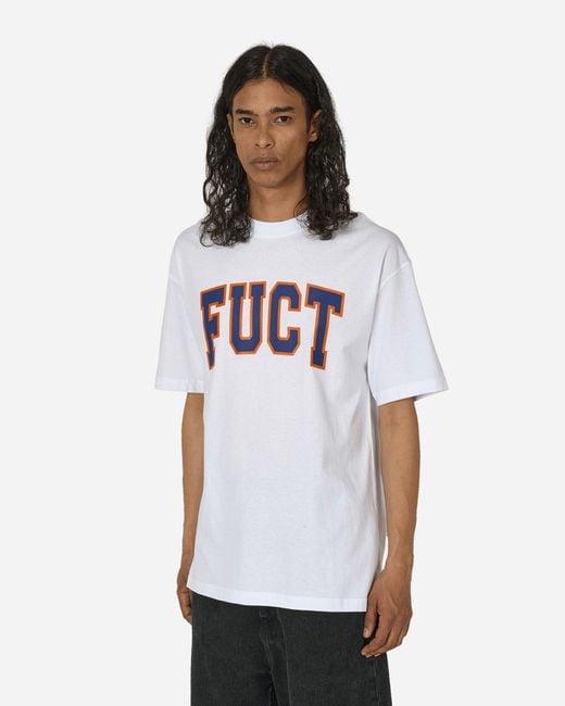Fuct White Logo T-Shirt for men