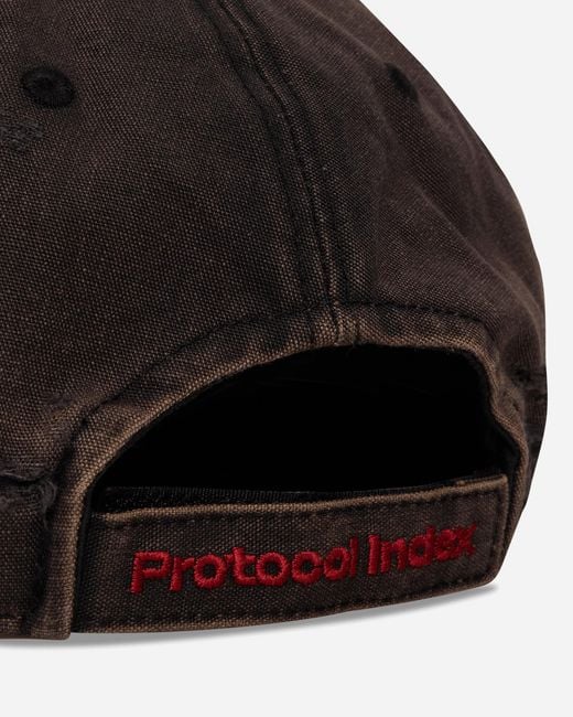 Protocol Index Brown Rizz Hotel Cap for men