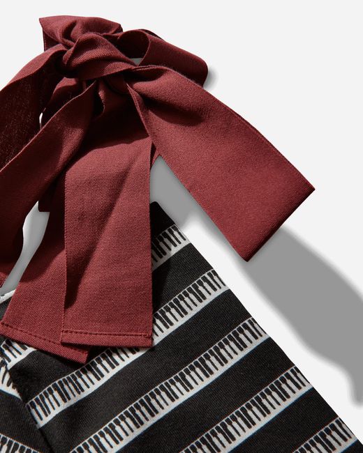 Undercover Black S Bow Top Border