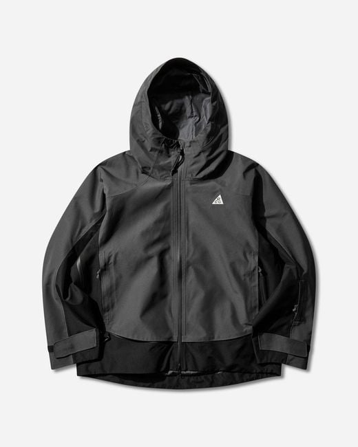 Nike Men S Acg Mystery Lights Snow Jacket Anthracite / Black for men