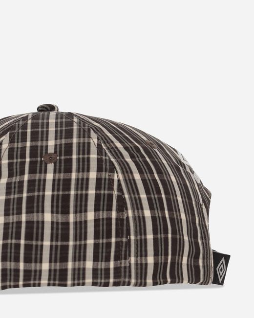 Umbro White Check Hazard Cap Beige / Dark for men