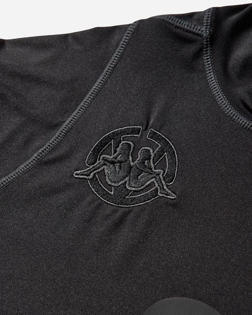 Kappa Black Kombat Xxv Slam Jam Active Jersey Smoke Charcoal for men