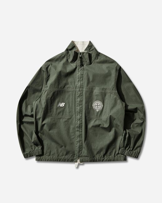 Stone Island Green Men S New Balance Reversible Jacket Juniper for men
