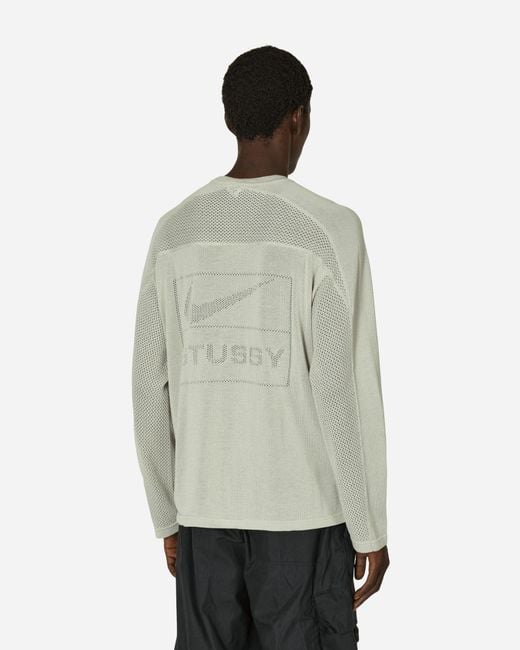 Stussy Nike Knit Jersey Light Bone Mサイズ Nike x Stussy Long-Sleeve Knit Jersey 'Light Bone' HF3898-072