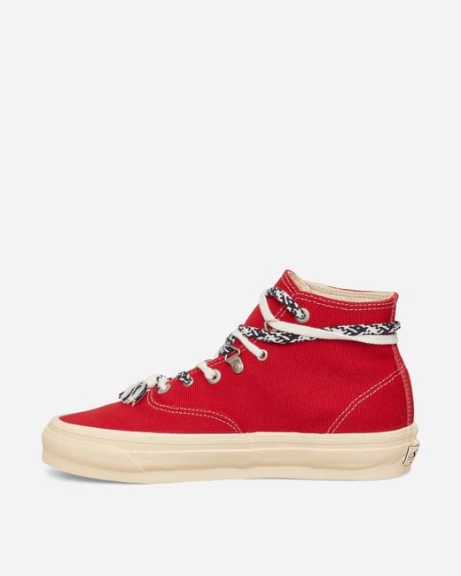 Vans Red Premium Authentic Hi 2.0 Sneakers for men
