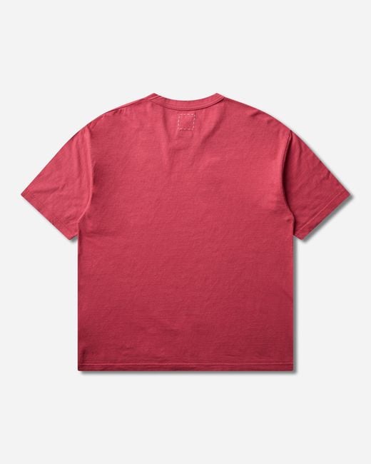Visvim Pink S Jumbo T-Shirt Dmgd for men