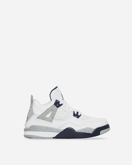 Nike White Air Jordan 4 Retro (ps) Sneakers Midnight Navy