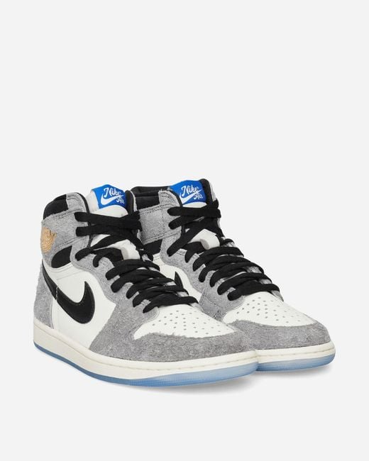 Nike Multicolor Air Jordan 1 High Og Sneakers Cool Grey / Sail for men