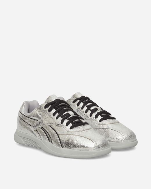 Reebok White Pleasures Hammer Street Sneakers Silver / for men