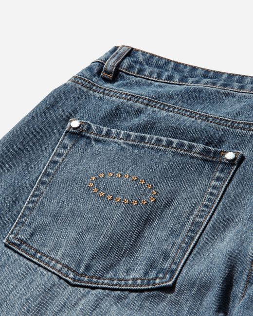AFB Blue Street Straight Pants Indigo for men