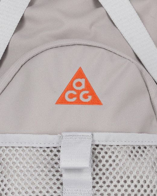 Nike Gray Acg Daymax Backpack College Grey / Grey Fog / Safety Orange for men