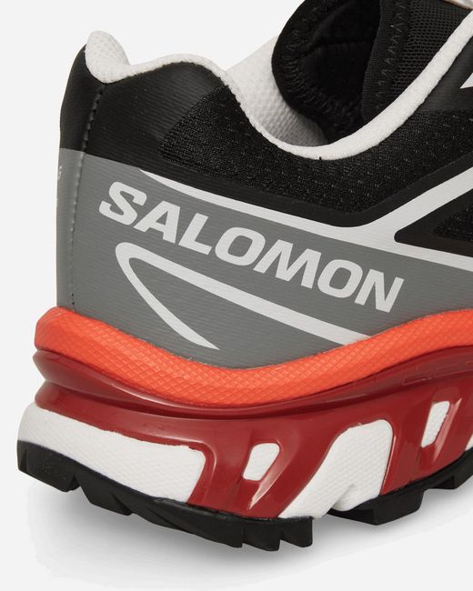 Salomon White Xt-6 Sneakers Alloy / Black / Lava Falls for men