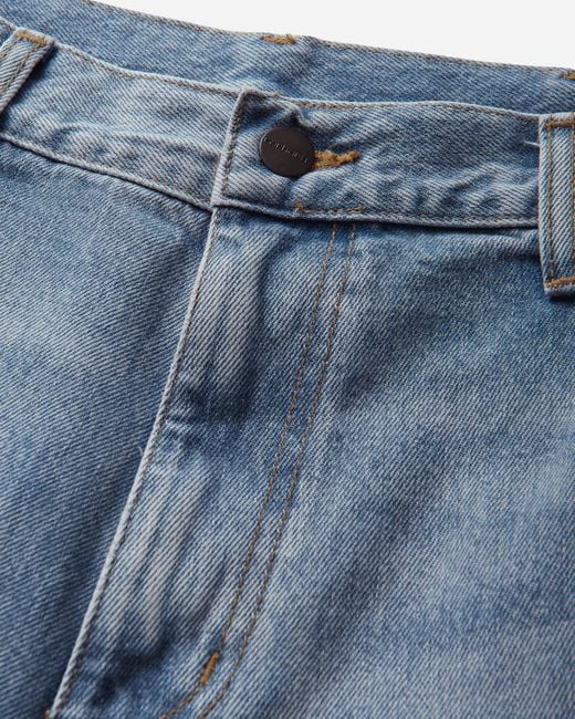Carhartt Blue S Single Knee Pants (Heavy Worn Bleached) for men