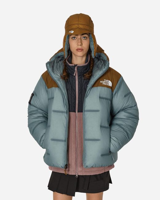 The North Face Project X Blue Undercover Soukuu Cloud Down Nupste Jacket Sepia Brown / Concrete Grey