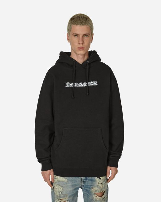 Paradis3 Black Dystopia Embroidered Hoodie for men