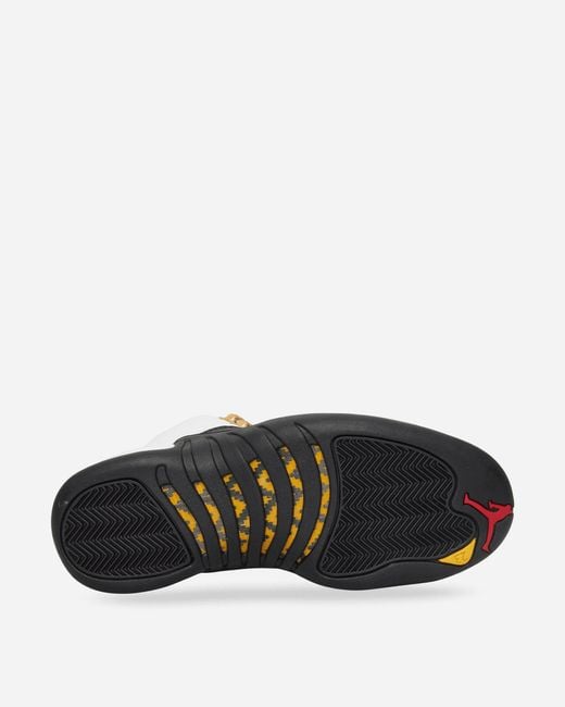 Nike White Air Jordan 12 Sneakers Taxi for men