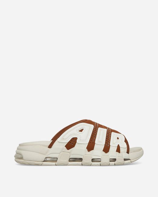 Tan nike slides sale