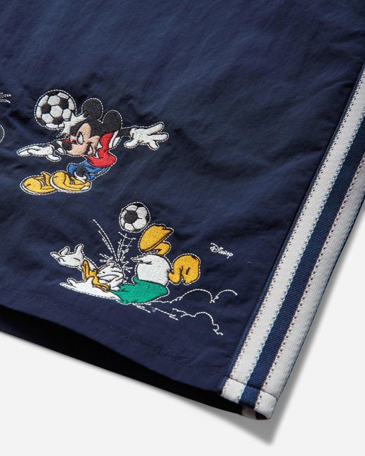 Adidas Blue Brain Dead X Disney Shorts Collegiate for men