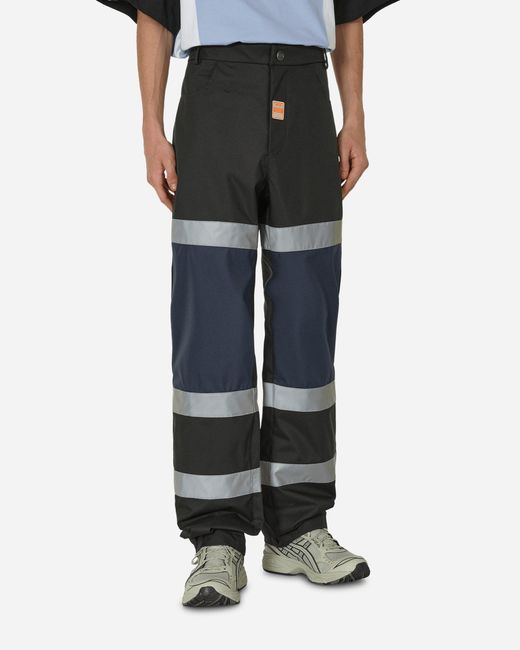 Martine Rose Safety Trousers Black / Navy for men