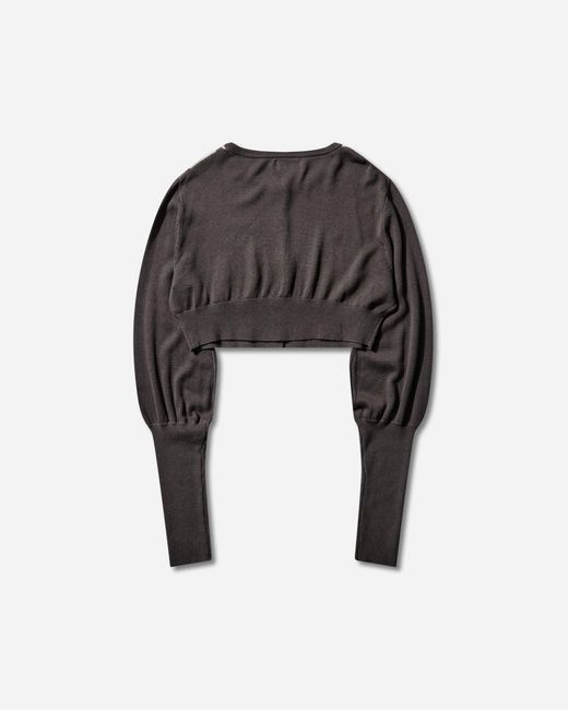 Nii HAI Black S Bubble Cardigan Argyle