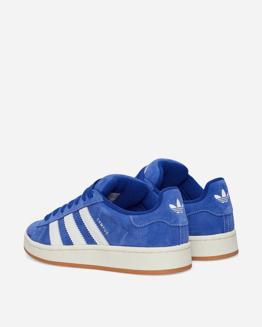 adidas gazelle silver green womens Adidas Campus 00s Semi Lucid Blue Cloud White - H03471 main image 0