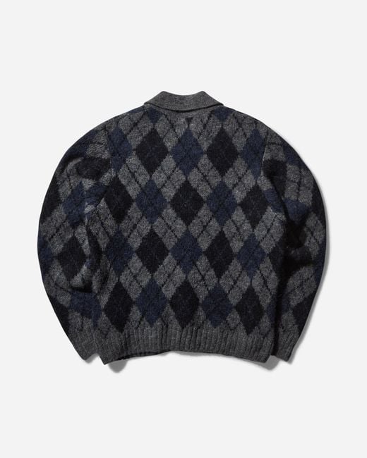 トップス OUR LEGACY EVENING POLO Soft Duke Argyle Our Legacy - Evening Polo Soft Duke Argyle