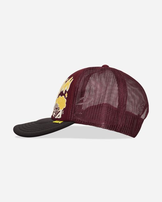 Kapital Red Th.d.d. Track Cap Burgundy / Black for men