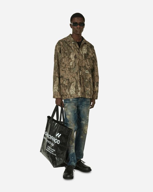 Neighborhood Logo Flexible Bag-l in Black for Men | Lyst