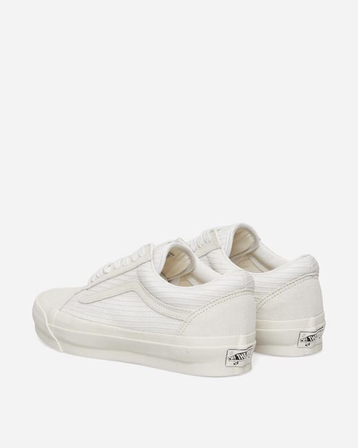 Vans White Premium Old Skool Ripstop Sneakers Marshmallow True for men