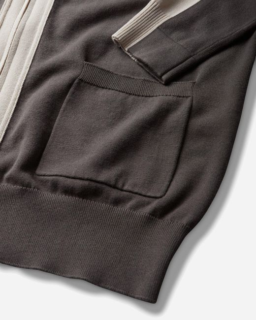 Kiko Kostadinov Brown Men S Munno Knit Cardigan Slate for men