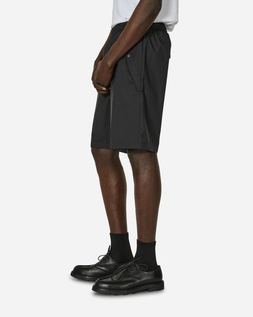 Moncler Black Nylon Shorts for men