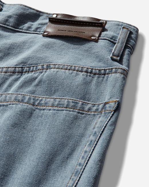 Dries Van Noten Blue S Pleated Jeans Light for men