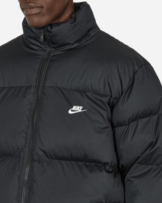 Nike Club Puffer Jacket Black for Men | Lyst