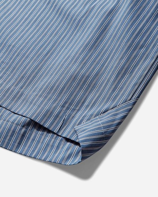 Sacai Men S Poplin Pullover Shirt Blue Stripe for men