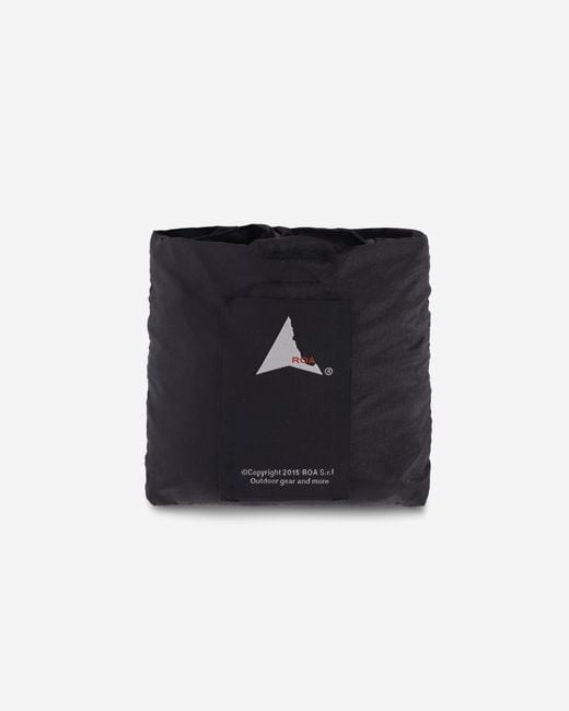 Roa Black Laki Packable Knot Bag for men